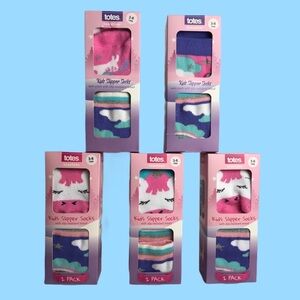 NWT Kid’s 2-Pack Novelty Toastie Slipper Socks